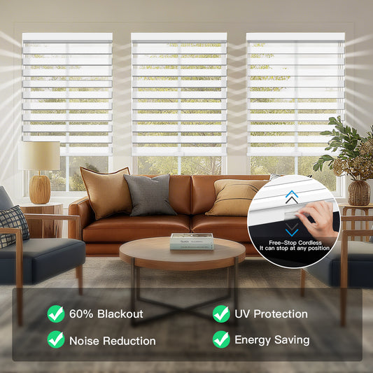 Manual Cordless Zebra Blinds