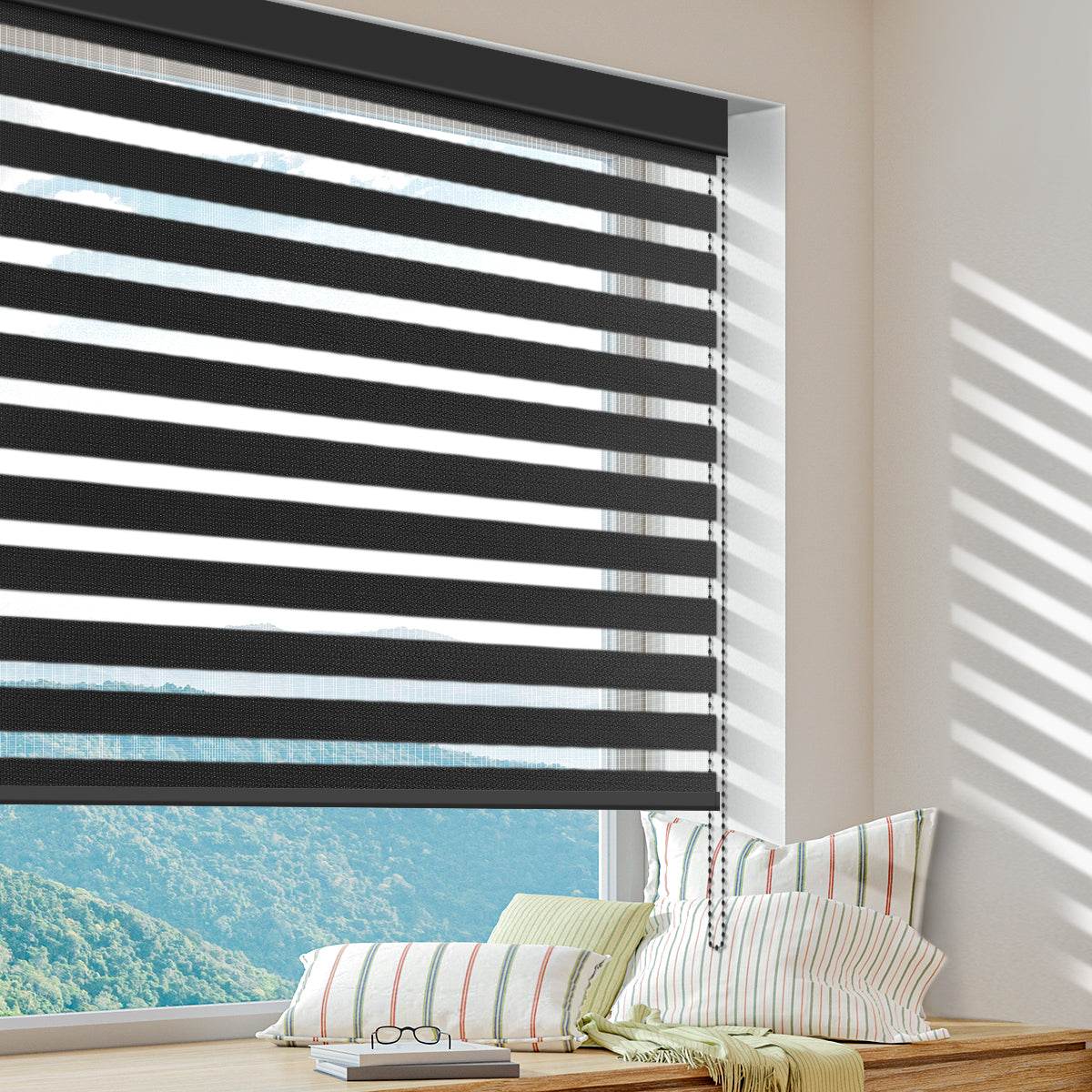 Manual Corded Zebra Blinds