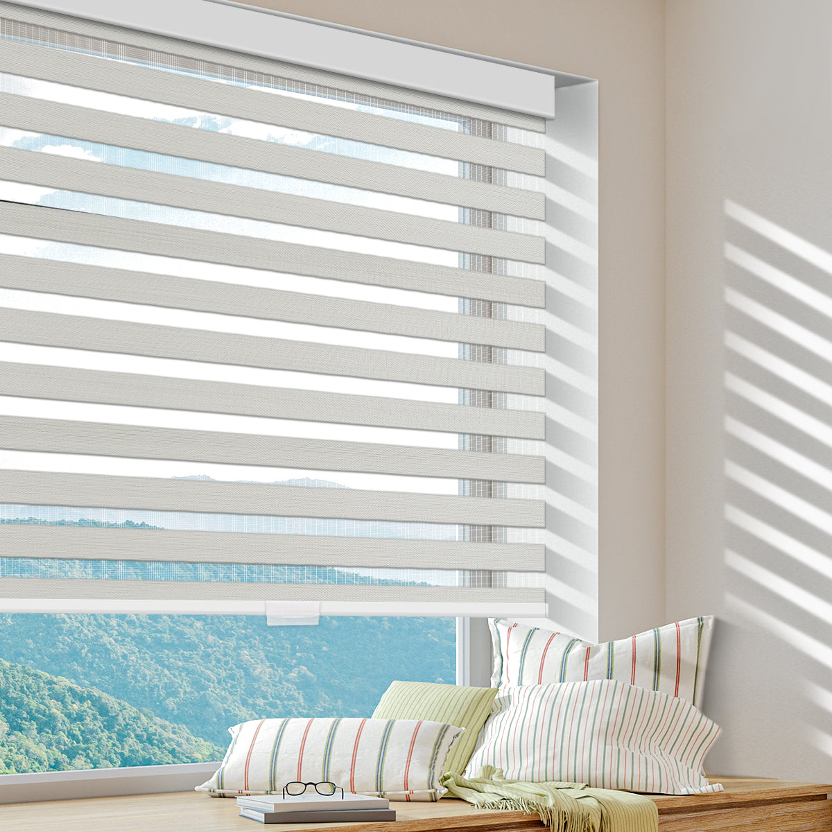 Manual Cordless Zebra Blinds