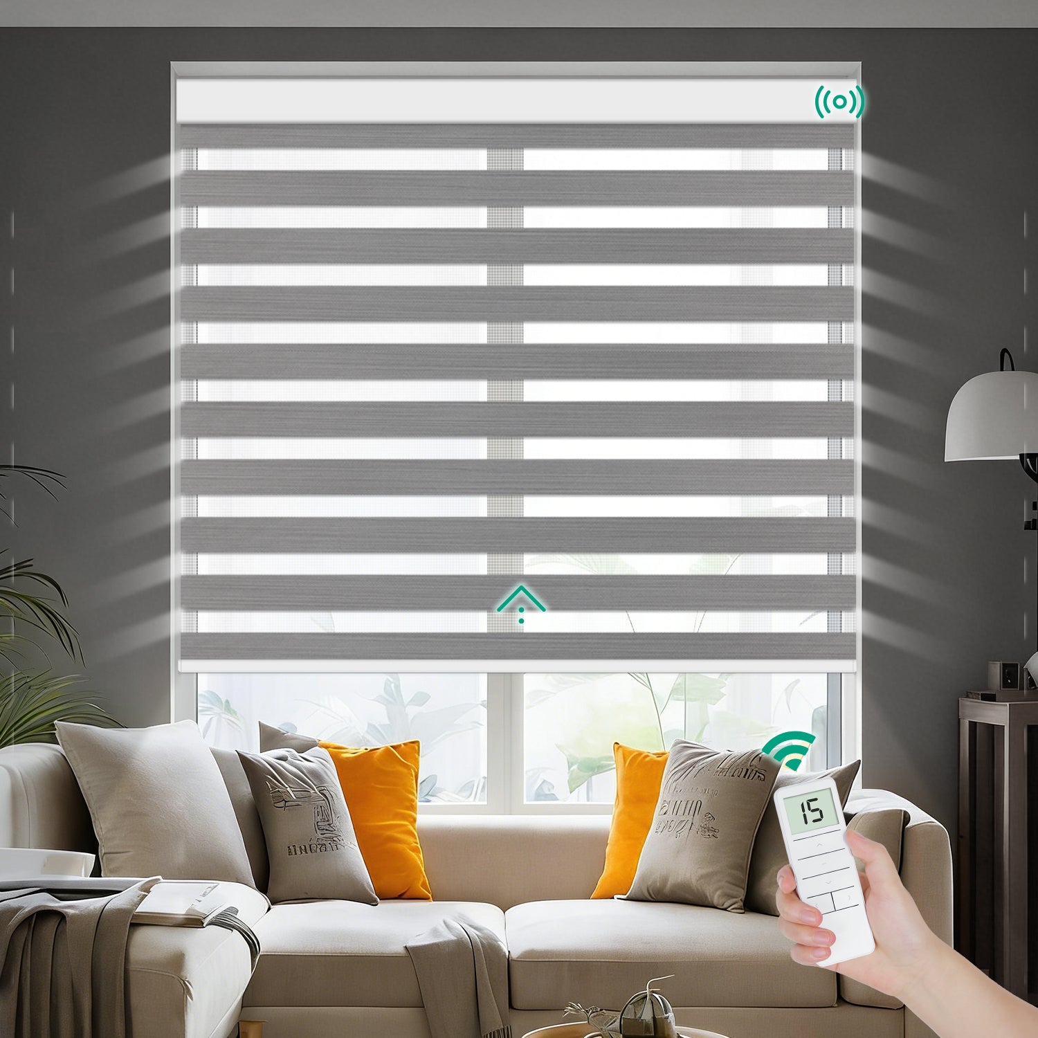 Motorized Zebra Blinds