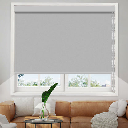 Manual Corded Blackout Roller Shade - Vinyl Fabric