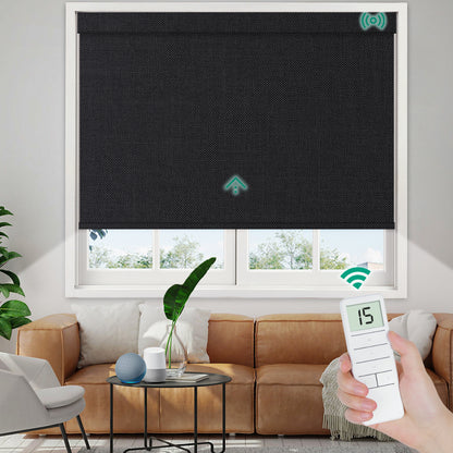 Motorized Blackout Roller Shade