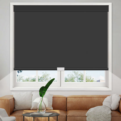 Manual Cordless Blackout Roller Shade - Vinyl Fabric
