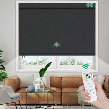 Motorized Blackout Roller Shade