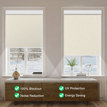 Manual Corded Blackout Roller Shade