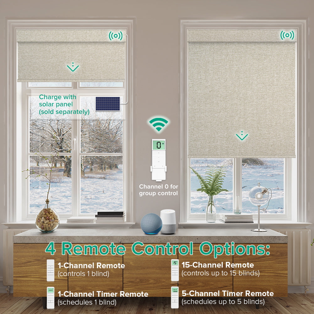 Motorized Blackout Roller Shade