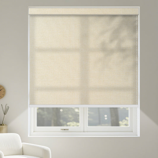 Manual Corded Light Filtering Roller Shade