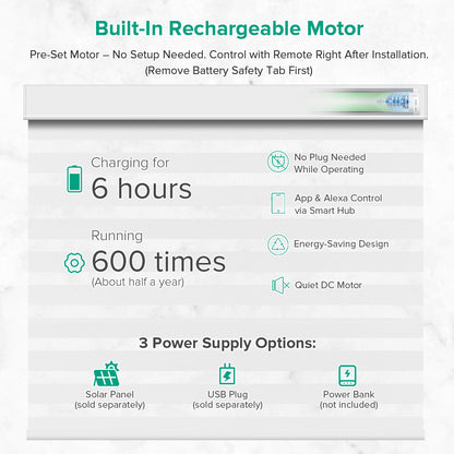 Motorized Zebra Blinds