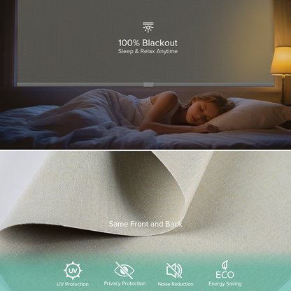 Manual Cordless Blackout Roller Shade