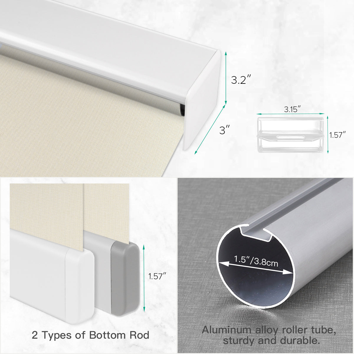 Manual Cordless Blackout Roller Shade