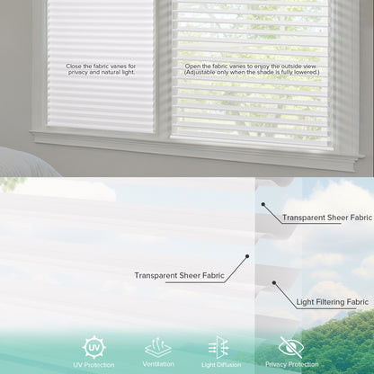 Motorized Shangri-La Sheer Shade – Light Filtering & Custom Fit