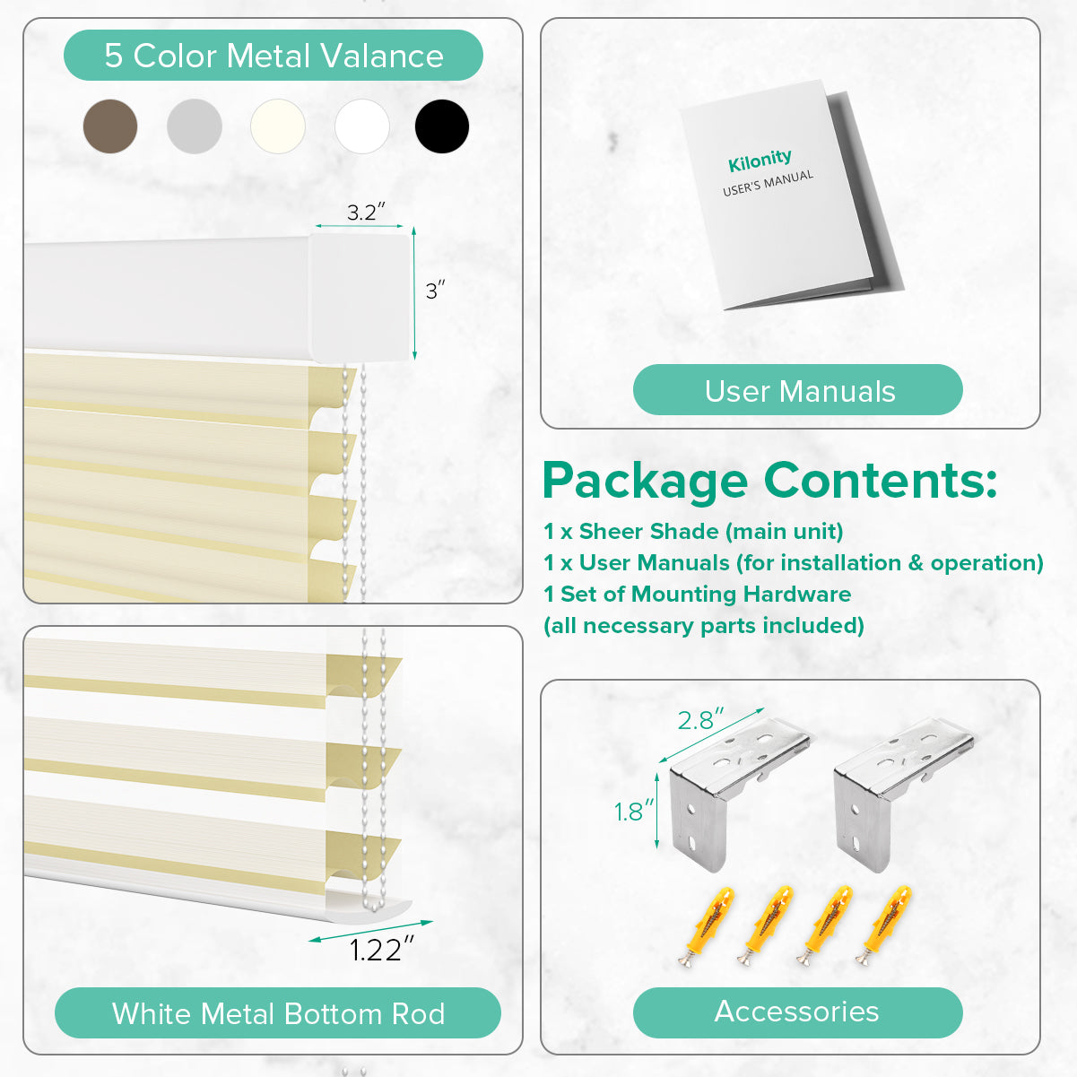 Manual Corded Blackout Shangri-La Sheer Shade