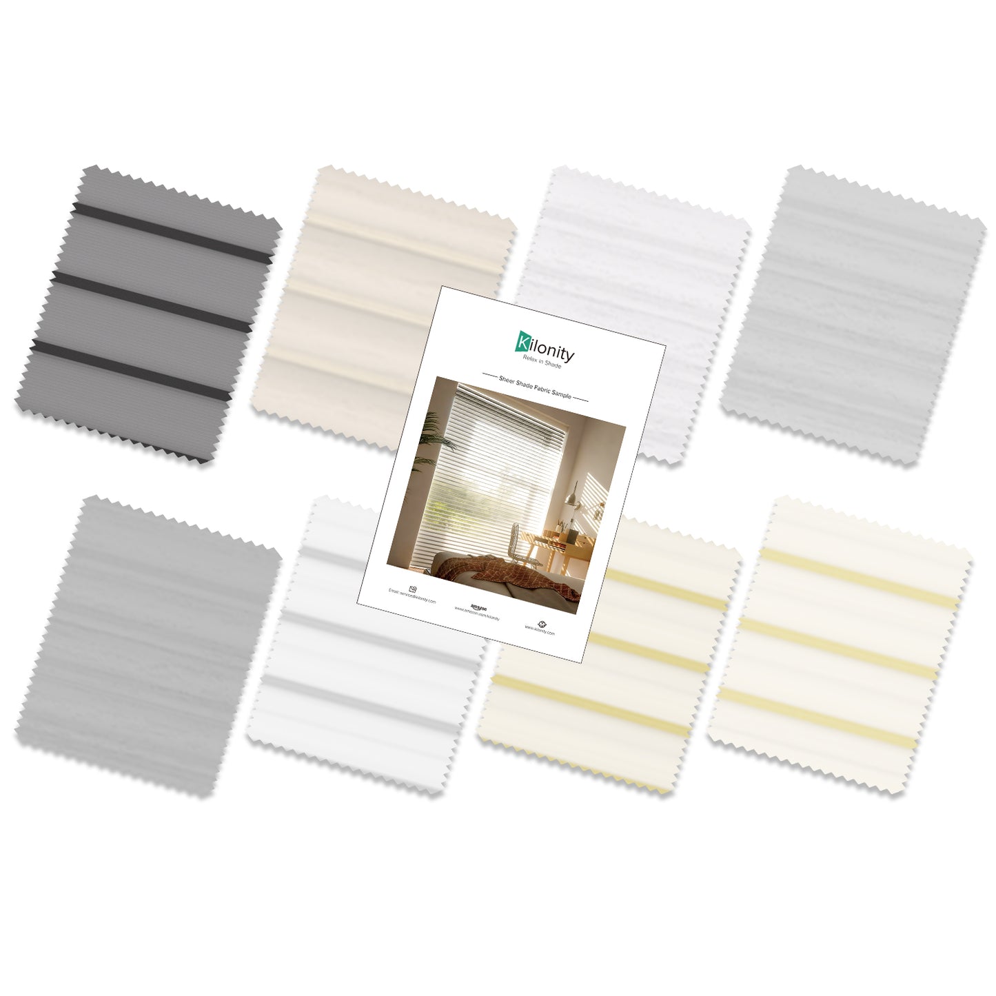 Kilonity Sheer Shade Fabric Samples