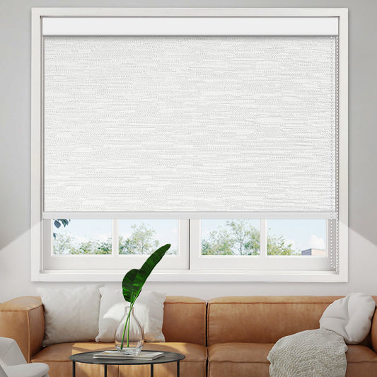 Manual Corded Blackout Roller Shade - Texture Fabric