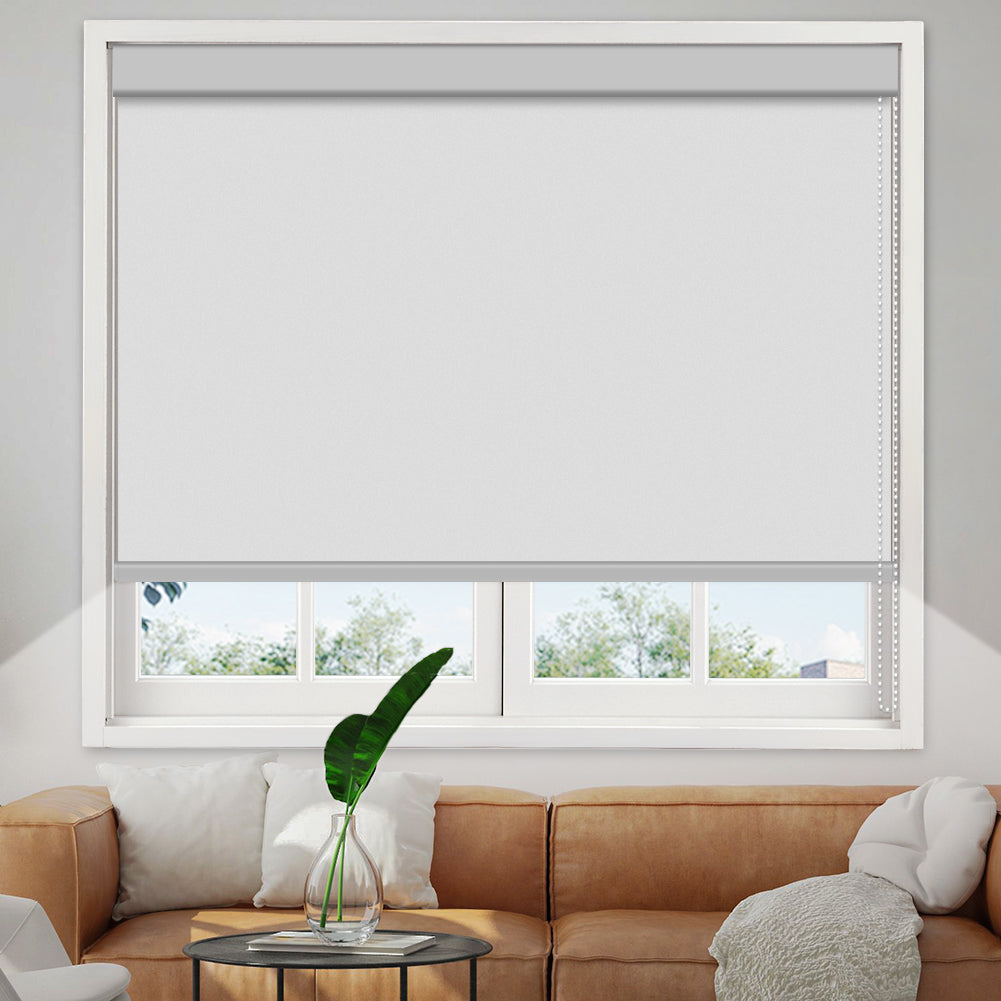 Manual Corded Blackout Roller Shade - Vinyl Fabric