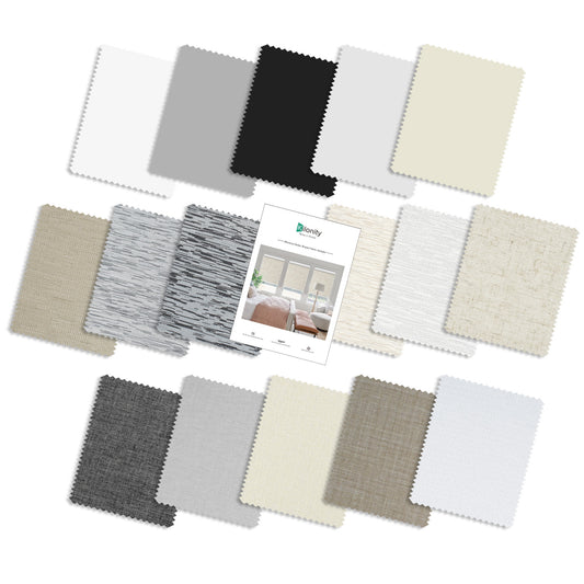 Kilonity Blackout Roller Shade Fabric Samples
